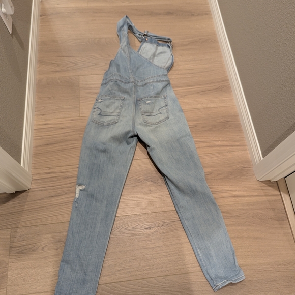 Stylish Blue Denim Overalls - Picture 4 of 4